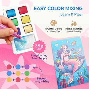 ชุดระบายสีน้ำ Joycat ของเล่นเสริมพัฒนาการ ของขวัญสำหรับเด็ก ชุดระบายสีพกพา สมุดระบายสีน้ำสำหรับเด็กเล็กและเด็กโต - Product Image 4