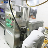 Friteuse à collation entièrement automatique résistante aux hautes températures pour le fromage, les samboosa, le falafel, le samoon, les aliments frits halal, certifiée Saso