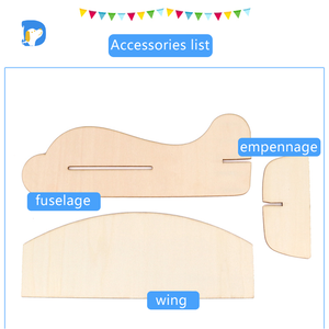 Nhỏ Bằng Gỗ Mô Hình Máy Bay Cho Cha Mẹ Và Con Phổ Biến Khoa Học Thủ Công Mỹ Nghệ Phát Minh Cho Máy Bay Khoa Học Kỹ Thuật Đồ Chơi - Product Image 4