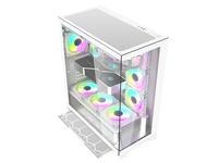Usine avec 24 ans d'expérience, best-seller, boîtier gaming compact, compatible carte mère E-ATX, verre trempé pour panneau avant et côtés 490B