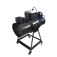 Machine à neige artificielle MOKE 2500W, grande canon à neige électrique avec contrôle électronique et flight case pour Noël, scène, fête, événement