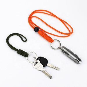 Custom Cartoon Retractable Buckle <b>Polyester</b> <b>Lanyard</b> for Student Anti Loss Card Sleeve Hanging Neck Long Rope Work Badge - Product Image 3
