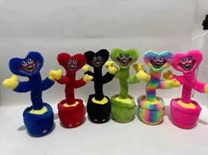 Vente en gros d'usine Zhejiang : Cactus Dansant en Peluche Ultra Douce avec Coton PP, Lumière LED Rechargeable par USB, Musique, Chant et Parole - Product Image 5