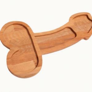 Planche à découper en bois massif amusante et créative, forme unique, pour fruits, collations, charcuterie, fête, farce, cadeau rigolo - Product Image 1
