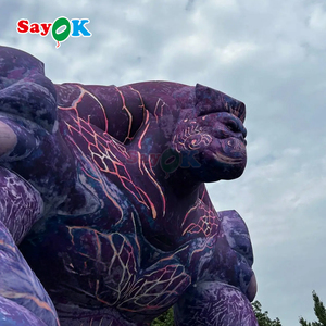 Sayok Personnage de dessin animé gonflable à conception libre, publicité géante gonflable King Kong, <span class=keywords><strong>grand</strong></span> gorille à louer - Product Image 6
