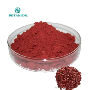 Extracto de arroz de levadura roja de buena solubilidad Colorante rojo Monascus de alta calidad