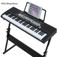 Nuevo Teclado de Piano Electrónico 2025, Sintetizador, Instrumento Musical, Teclado con Iluminación, Órgano Electrónico de 61 Teclas