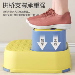 Taburete Infantil de Plástico Antideslizante para Baño, con Diseño de Dos Niveles, para la Seguridad de los Niños - Product Image 4