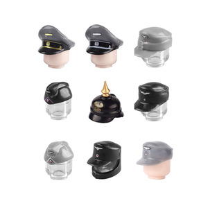 Blocs de Construction Casque <span class=keywords><strong>Militaire</strong></span> Allemand Première et Seconde Guerres Mondiales, Soldats Blindés de l'Armée, Casque à Pointe Prussien, Casque M35 M43, Chapeau de Général, Jouets - Product Image 2