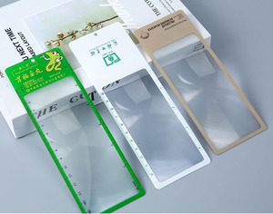 Phong cách dễ thương Fresnel Bookmark Kính lúp cho Kinh Thánh Cuốn sách với người cai trị in - Product Image 5