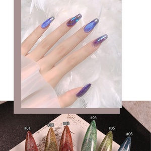 Tendencia de Moda, Esmalte de Uñas Magnético UV de Doble Luz con Diseño de Ojo de Gato, 15 ml, Esmalte de Uñas Semipermanente, Pegamento para Uñas - Product Image 4