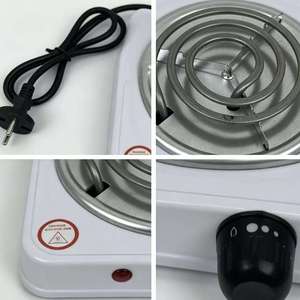 White Square Electric Hookah Charcoal <b>Heater</b> Manual Shisha <b>Coal</b> Ignition Stove Metal Smoking Accessory - Product Image 4