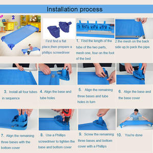 <span class=keywords><strong>Lit</strong></span> d'appoint moderne Yalong BC-003 en plastique durable, écologique et confortable pour tout-petits, portable, pour chambre d'enfant ou école - Product Image 6