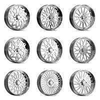 Jantes UTV forgées polies sur mesure 20X7 22X7 24X7 26X7 26X9 4X137 4X156 pour Can-Am Maverick Sport Defender Polaris RZR 800 900