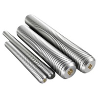 Tige filetée hexagonale en acier inoxydable de qualité industrielle CLASSE 4, couleur naturelle, M12 M36, pour assemblage de raccords de pipeline et tests