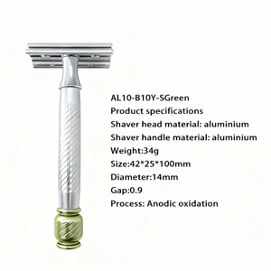 Smooth Shave Consistent Performance Traditional Wet Grooming Wet Aluminum Shaving <strong>Razor</strong> Daily Use for Men - Product Image 5