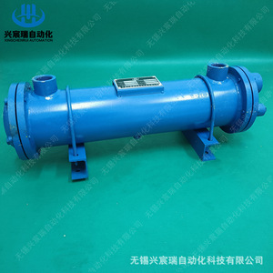 Refroidisseur d'huile à eau refroidie par eau Xingchenrui Automation, série DT, horizontal, en acier au carbone, échangeur de chaleur pour le refroidissement de l'huile - Product Image 1