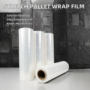 Film étirable en PE de qualité alimentaire pour palettes, souple et résistant à l'humidité, épaisseur 6 mil, largeur 50 cm, procédé de moulage - Product Image 2