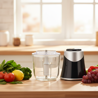 Robot culinaire électrique professionnel pour cuisine, mini hachoir à viande 600 ml, mixeur et hachoir à viande pour usage domestique