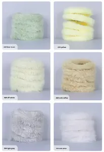 Varilla <span class=keywords><strong>de</strong></span> felpa <span class=keywords><strong>de</strong></span> pelo largo <span class=keywords><strong>de</strong></span> 20 mm, imitación piel <span class=keywords><strong>de</strong></span> conejo, súper densa y gruesa, para DIY, colorida, Moru New - Product Image 6