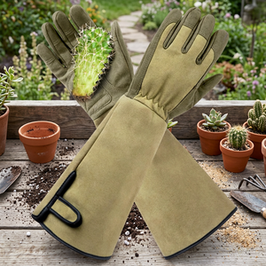 Everyday Use Waterproof Non-Slip Puncture-resistant Silicone Finger Gloves Open Guitar Finger Covers Protector <b>Garden</b> Work Size - Product Image 4