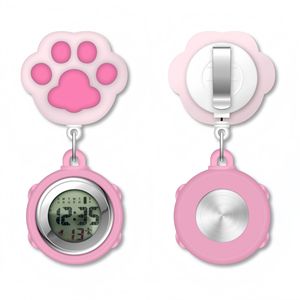 Relojes <span class=keywords><strong>de</strong></span> Cuarzo <span class=keywords><strong>de</strong></span> Moda con Clip <span class=keywords><strong>de</strong></span> Bolsillo con Diseño <span class=keywords><strong>de</strong></span> Pata <span class=keywords><strong>de</strong></span> Gato, <span class=keywords><strong>Reloj</strong></span> <span class=keywords><strong>de</strong></span> Silicona OEM Personalizado, <span class=keywords><strong>Reloj</strong></span> <span class=keywords><strong>de</strong></span> Broche Elástico para Enfermeras - Product Image 3