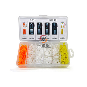 Clips universels pour tableau de bord de voiture Xinyida 270Pcs HE41 pour réparation de la console centrale, de l'audio et de la navigation - Product Image 1