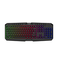 Clavier à membrane pour PC avec rétroéclairage RGB à 90 touches, commutation à chaud, accessoires informatiques pour joueurs, mini clavier à membrane pour jeux