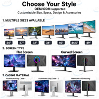Moniteur de jeu incurvé ultra-large de 49 pouces 5120x1440 HVA 165Hz USB-C HDR400 OEM ODM