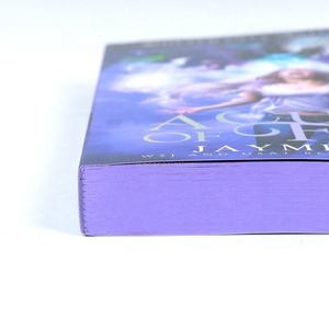 A4/A5 Custom Softcover Fantasy Novel <b>Book</b> Printing Sprayed Edges Services - Product Image 3