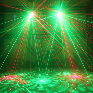 Dj Disco Light LED Multi-Efecto Doble Patrón de lluvia 3 en 1 Night Club Party Equipo de iluminación Lazer Light - Product Image 1