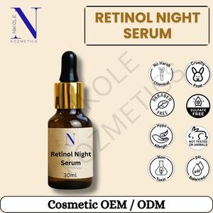 Suero facial nocturno con retinol, ligero y de rápida absorción, para uso nocturno, para todo tipo de piel - Product Image 4