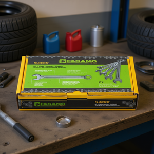 Juego de Llaves Combinadas Fasano de 17 Piezas, 6-22 mm, Poligonales de 12 Puntas, Herramienta de Reparación Automotriz - Product Image 3