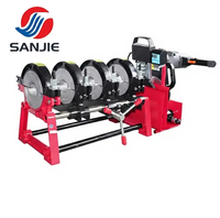 Máquina de Soldadura por Fusión a Tope Hidráulica de 90-315 mm, Equipo de Unión de Tuberías de HDPE, Modelo 315, 220 V, 50/60 Hz, 5.35 kW, Uso Industrial, CE