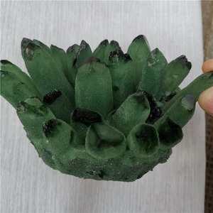 Bán Buôn Tự Nhiên Màu Xanh Lá Cây Ma Rock Vườn Tinh Thể Thạch Anh Mỏ Cụm Tinh Thể Nhỏ Cụm - Product Image 6