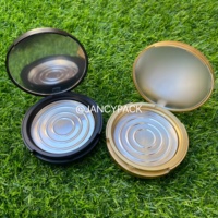 Palette de fards à paupières scintillants ronds JANCY PACK, poudre pressée scintillante, emballage compact pour anticernes, étui pour palette de surligneur avec panier