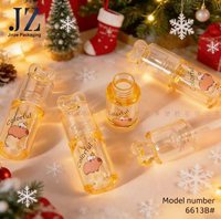 Jinze en stock, tube mignon en forme de cœur pour emballage de gloss à lèvres, prêt à être expédié, flacon transparent