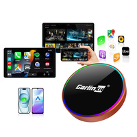 Adaptateur CarPlay sans fil en promotion, nouvelle interface utilisateur Carlinkit 5 en 1, double canal, plus d'applications, fonction de mise en miroir, lien TV, boîte Ai Car Play