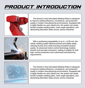 Bras de robot de soudage industriel à 6 axes Utools, système robotique intelligent pour la fabrication automatisée - Product Image 1