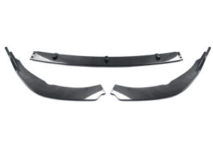 Kit para frente do bumper da camny, 3 pçs pp preto/carbono com olhar para frente kit de corpo spoiler lábio para toyota camny 18-20 - Product Image 3