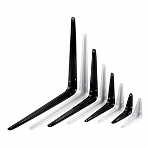 Schwimmende Regal halterung aus 10-Zoll-Edelstahl Industrielle Bücherregal halterungen aus Metall für dekorative TV-Winkel halterungen - Product Image 1