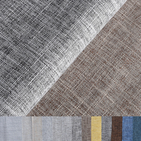 100% rideaux occultants rideaux Texture flammée 4 passages flocage enduit rideau 320cm largeur fonction cationique pour hôtel hôpital bureau