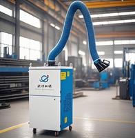 Nouveau bras d'aspiration flexible Oujing de 160 mm/200 mm de diamètre, construction en acier au carbone pour systèmes industriels d'évacuation des poussières et des fumées