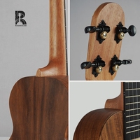 IUT-02 Custom Beautiful Handmade Music UKE Tenor 26 Inch Solid Acacia Concert Acoustic Ukulele Electric Nylon String Guitar