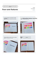 Livre d'échantillons d'ongles en acrylique de luxe personnalisé 90/180 couleurs, album de présentation anti-poussière, nuancier de couleurs liquides premium pour nail art, vente en gros