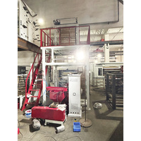 Machine de soufflage de film monocouche automatique haute vitesse Hongtong, état neuf, pour la fabrication de sacs shopping en LDPE, HDPE, LLDPE