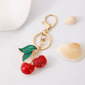 Cherry <b>Keychain</b> Accessoriesfashionable Bagskeychain Pendantsmulti-color Cherry Diy Pendantskeychains - Product Image 4