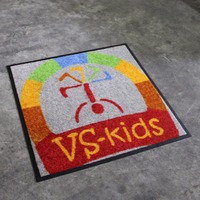 Gardez votre logo personnalisé tapis couleur étoile logo tapis logo tapis anti-poussière
