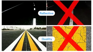 High Reflective White And Yellow Highway Road Line Marking Pavement Paint Used In Road Marking