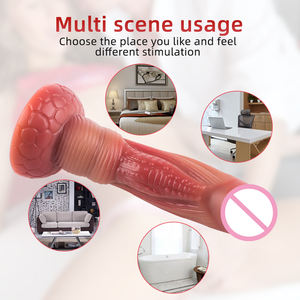China Fabriek Groothandel Huid Gevoel Realistische Zachte Sexy Enorme Dildo Voor Vrouwelijke Masturbator - Product Image 5